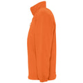Orange - Side - SOLS Ness Unisex Zip Neck Anti-Pill Fleece Top