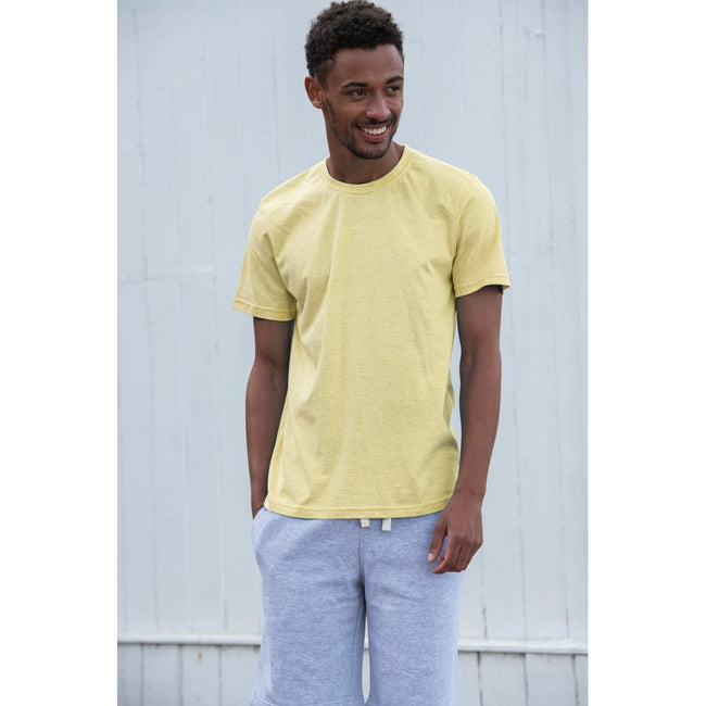 Surf Yellow - Back - AWDis Just Ts Mens Surf T-Shirt