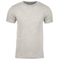 Oatmeal Grey - Front - Next Level Adults Unisex Crew Neck T-Shirt