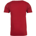 Cardinal Red - Back - Next Level Adults Unisex Crew Neck T-Shirt