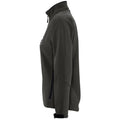 Charcoal - Pack Shot - SOLS Womens-Ladies Roxy Soft Shell Jacket (Breathable, Windproof And Water Resistant)