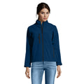 Abyss Blue - Side - SOLS Womens-Ladies Roxy Soft Shell Jacket (Breathable, Windproof And Water Resistant)