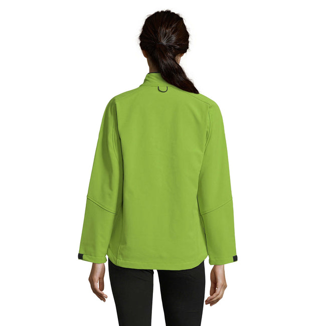Absinth Green - Lifestyle - SOLS Womens-Ladies Roxy Soft Shell Jacket (Breathable, Windproof And Water Resistant)