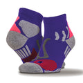 Purple - Back - Spiro Unisex Adults Technical Compression Sports Socks (1 Pair)