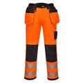 Orange-Black - Front - Portwest Mens PW3 Hi-Vis Trousers