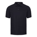 French Navy - Front - Russell Mens Tailored Stretch Pique Polo Shirt