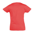 Coral - Side - SOLS Girls Cherry Short Sleeve T-Shirt
