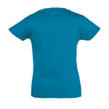 Aqua - Side - SOLS Girls Cherry Short Sleeve T-Shirt