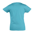 Blue Atoll - Side - SOLS Girls Cherry Short Sleeve T-Shirt