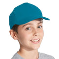 Aqua - Side - SOLS Kids Unisex Sunny Baseball Cap