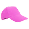 Pink - Front - SOLS Kids Unisex Sunny Baseball Cap