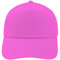 Pink - Side - SOLS Kids Unisex Sunny Baseball Cap