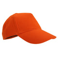 Orange - Front - SOLS Kids Unisex Sunny Baseball Cap