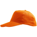 Orange - Back - SOLS Kids Unisex Sunny Baseball Cap