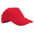 Red - Front - SOLS Kids Unisex Sunny Baseball Cap