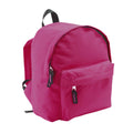 Fuchsia - Back - SOLS Kids Rider School Backpack - Rucksack