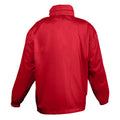 Red - Back - SOLS Kids Unisex Surf Windbreaker Jacket (Water Resistant And Windproof)