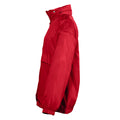 Red - Side - SOLS Kids Unisex Surf Windbreaker Jacket (Water Resistant And Windproof)