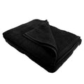 Black - Front - SOLS Island 100 Bath Sheet - Towel (100 X 150cm)