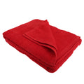 Red - Front - SOLS Island 100 Bath Sheet - Towel (100 X 150cm)