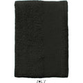 Black - Back - SOLS Island 50 Hand Towel (50 X 100cm)