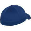 Royal Blue - Back - Flexfit Unisex Wooly Combed Cap