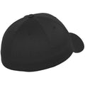 Black-Black - Back - Flexfit Unisex Wooly Combed Cap