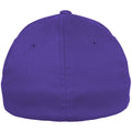 Purple - Side - Flexfit Unisex Wooly Combed Cap
