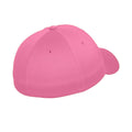 Pink - Front - Flexfit Unisex Wooly Combed Cap