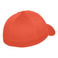 Spicy Orange - Back - Flexfit Unisex Wooly Combed Cap