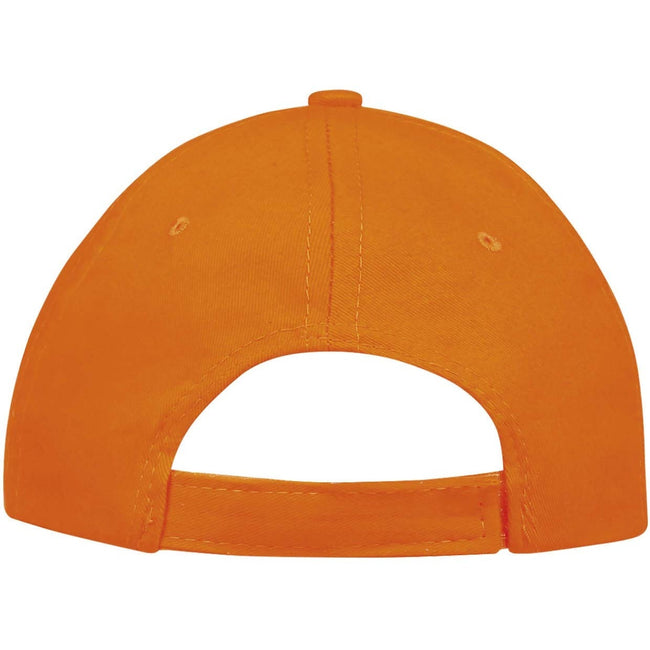 Orange - Side - SOLS Unisex Sunny 5 Panel Baseball Cap