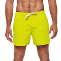 Fluorescent Yellow - Side - Proact Adults Unisex Swimming Shorts