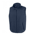 Navy-Navy - Front - Result Adults Unisex Thermoquilt Gilet