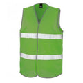 Lime Green - Front - Result Adults Unisex Core Enhanced Vis Vest