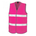 Fluorescent Pink - Front - Result Adults Unisex Core Enhanced Vis Vest