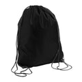 Black - Front - SOLS Urban Gymsac Drawstring Bag