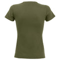 Army - Back - SOLS Womens-Ladies Regent Short Sleeve T-Shirt