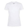 White - Front - SOLS Womens-Ladies Regent Short Sleeve T-Shirt