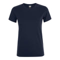 Navy - Front - SOLS Womens-Ladies Regent Short Sleeve T-Shirt