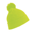 Fluorescent Yellow - Front - Result Core Pom Pom Beanie