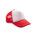 Red-White - Front - Result Core Half Mesh Truckers Cap