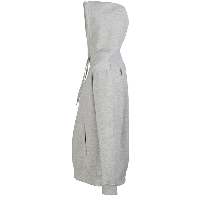 Grey Marl - Side - SOLS Slam Unisex Hooded Sweatshirt - Hoodie