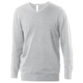 Grey Melange - Front - Kariban Mens Cotton Acrylic V Neck Sweater