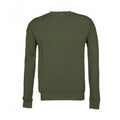 Military Green - Front - Bella + Canvas Adults Unisex Drop Shoulder Sweatshirt