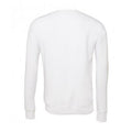White - Back - Bella + Canvas Adults Unisex Drop Shoulder Sweatshirt