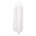 White - Side - Bella + Canvas Adults Unisex Drop Shoulder Sweatshirt