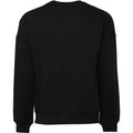 DTG Black - Back - Bella + Canvas Adults Unisex Drop Shoulder Sweatshirt