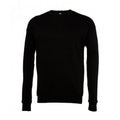 Black - Front - Bella + Canvas Adults Unisex Drop Shoulder Sweatshirt