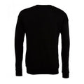 Black - Back - Bella + Canvas Adults Unisex Drop Shoulder Sweatshirt