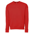 Red - Front - Bella + Canvas Adults Unisex Drop Shoulder Sweatshirt